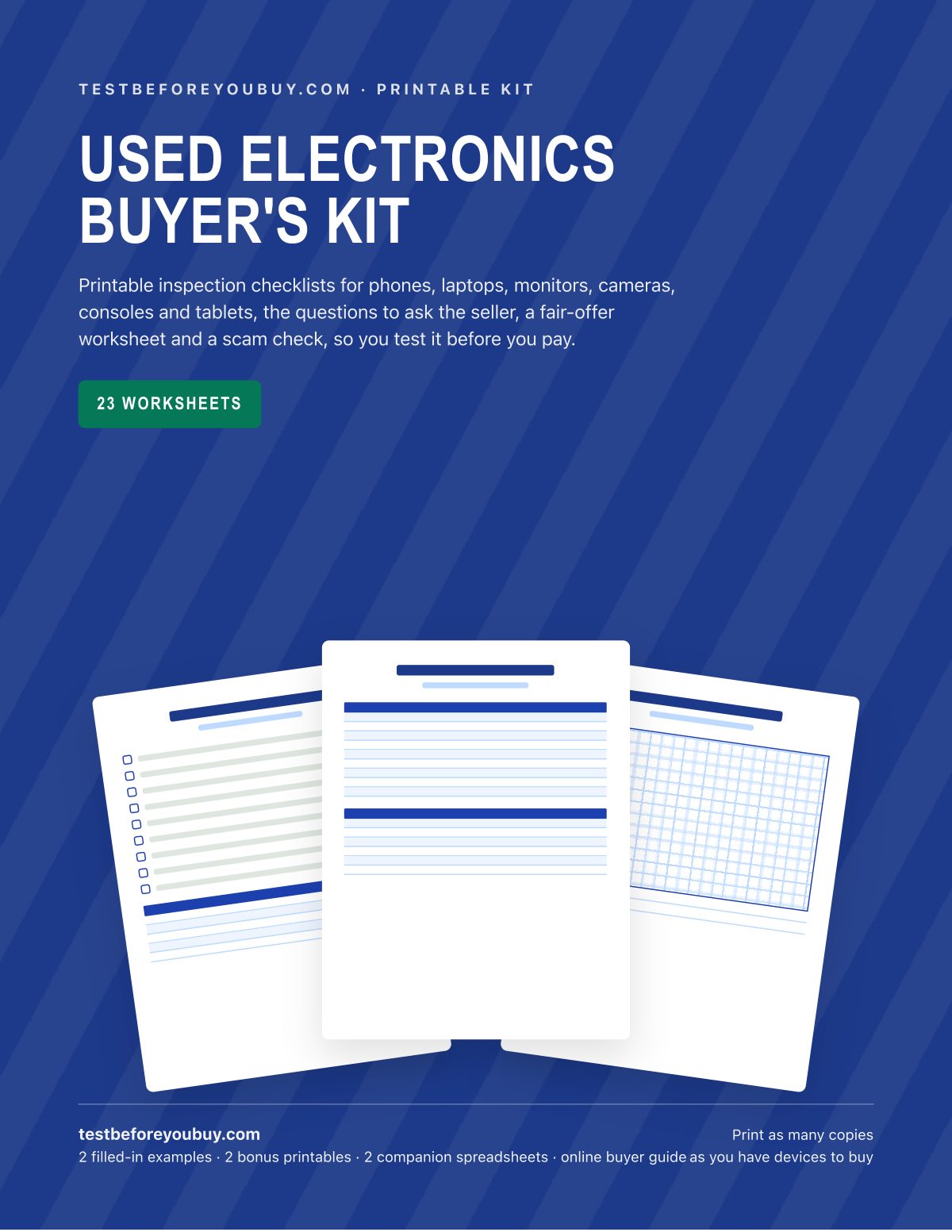 Cover: the whole kit, one printable PDF
